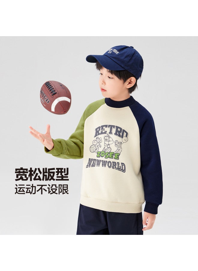 Zuoxi kids' Fleece-lined Hoodies - Thick Bubble Fleece Winter & Autumn Warm Sporty Children's Trendy Outfits - Image 5
