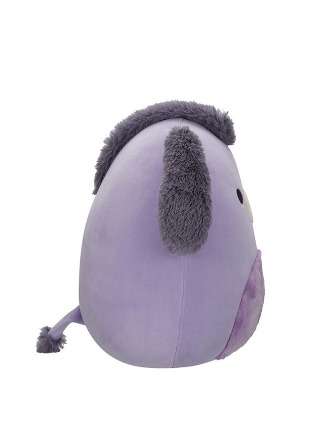 Squishmallows Medium Plush 12 inch Deacon Purple Donkey with Tie-Dye Belly Officially Licensed Kellytoy Plush Toy Colorful Soft Gift for Kids Girls & Boys Washable Squishy Stuff Toy Multicolor All Age  - Image 3