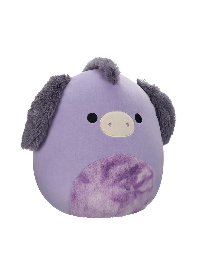 Squishmallows Medium Plush 12 inch Deacon Purple Donkey with Tie-Dye Belly Officially Licensed Kellytoy Plush Toy Colorful Soft Gift for Kids Girls & Boys Washable Squishy Stuff Toy Multicolor All Age  - Image 4