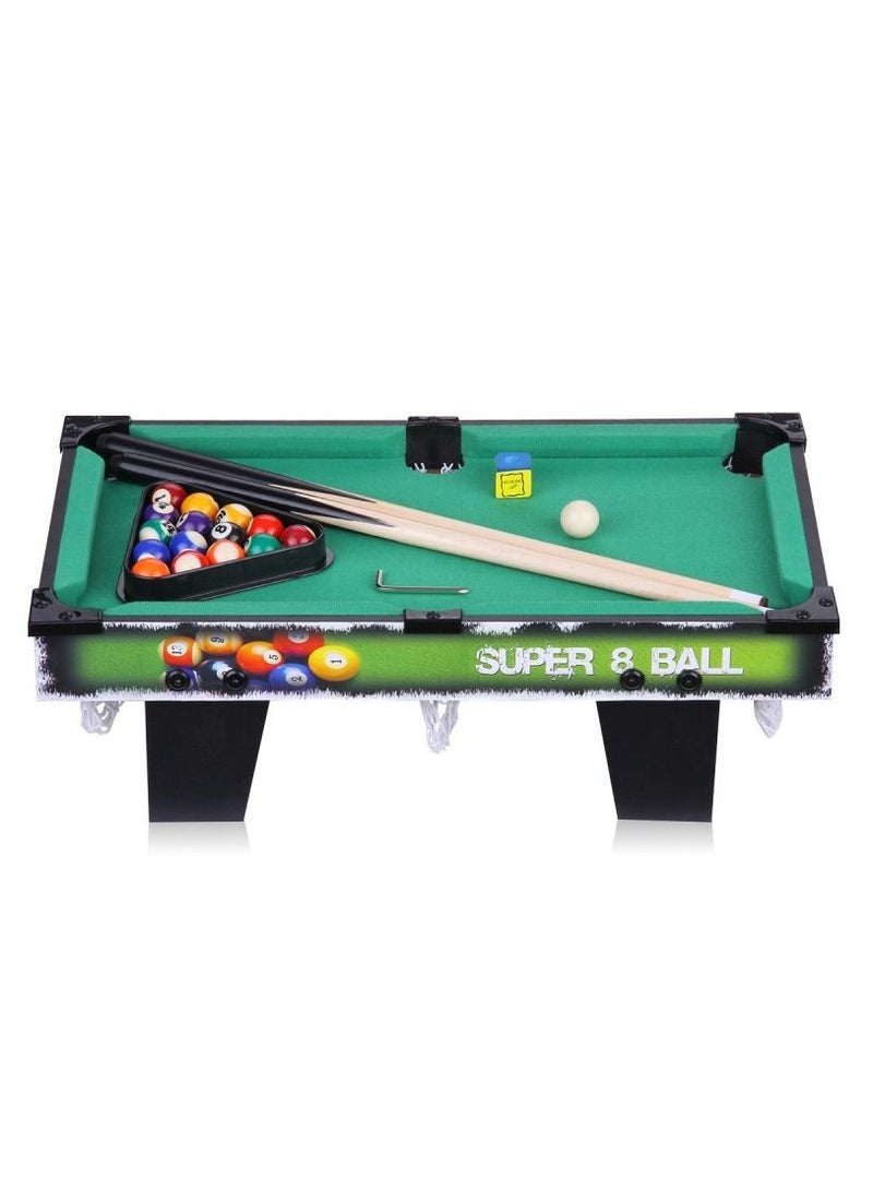 Mini Wooden Billiard Pool Table Size 49.5x28.5x16cm - Image 1