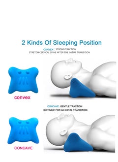 Y&D Neck Stretcher for Pain Relief, and Shoulder Relaxer, Cervical Traction Device Pillow Relief Spine Alignment, Chiropractic with Acupressure Point  - Image 2