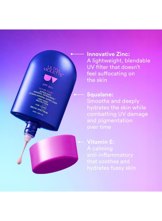Ultra Violette Future Fluid SPF 50+ Superlight Mineral SKINSCREEN 50ml - Image 3