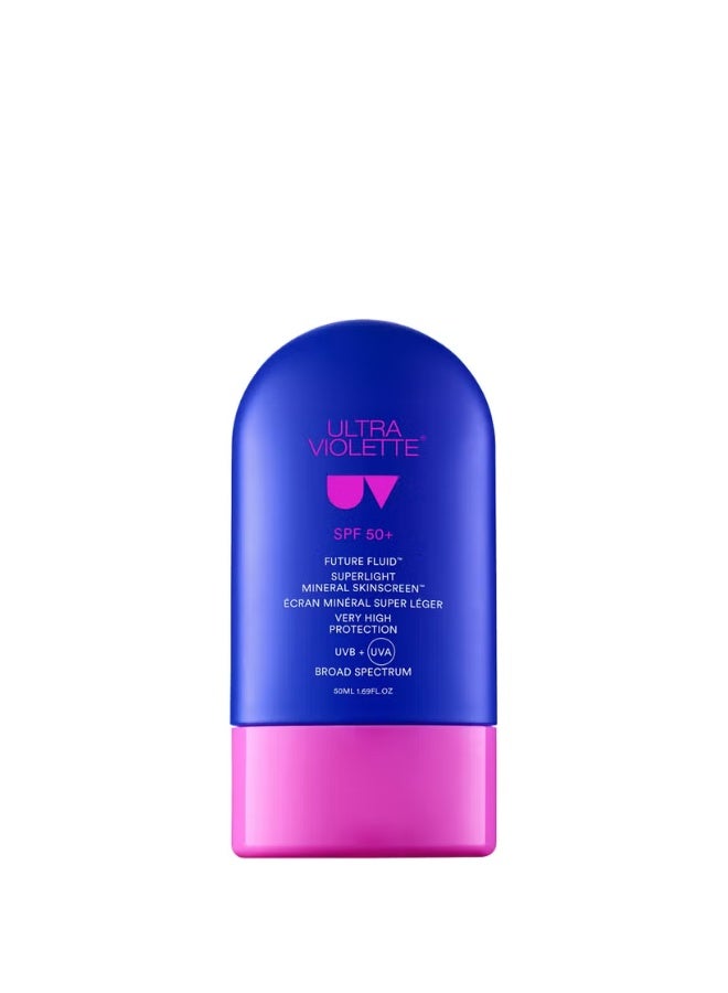 Ultra Violette Future Fluid SPF 50+ Superlight Mineral SKINSCREEN 50ml - Image 1