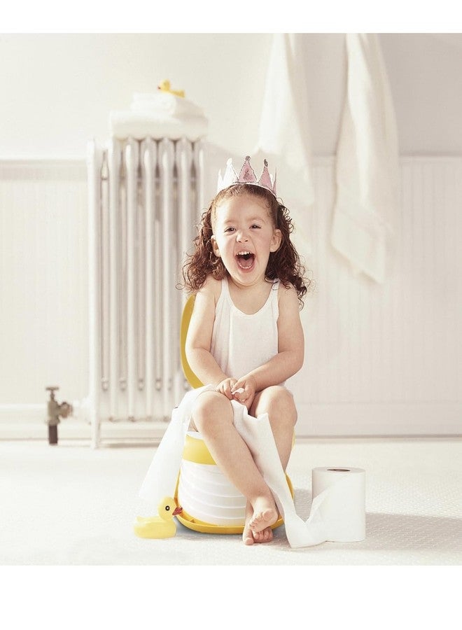 Richtots Premium Portable Potty Seat for Kids Toddler,Foldable Travel Potty Training Seat,Baby Potty Stool for Outdoor,Training Toilet Seat Emergency Toilet for Car, Outdoor, indoor (Yellow) - Image 2