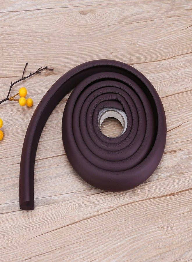 Mockery 2M Baby Safety Table Desk Edge Corner Cushion Guard Strip Softener Bumper Protector, Soft Baby Proofing Corner Guards Safe Edge Corner Protector (Brown) - Image 4