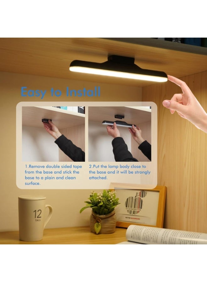 DENX Under Cabinet LED Light Bar DX2342 – Magnetic Cordless Lamp with Touch Control, 3-Color Dimmable Lighting, USB Rechargeable, Portable Battery Powered Light for Bedroom, Reading, Car & Emergency - Image 5