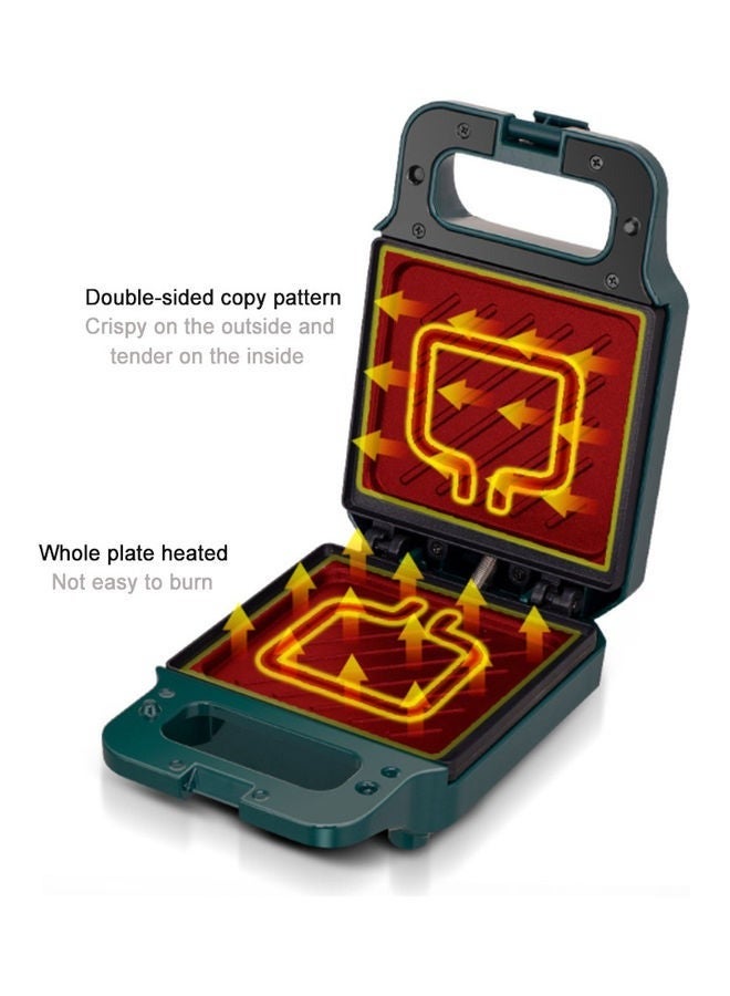 Captaintech Electric Sandwich Maker 650.0 W PSZHkc08 Green - Image 5