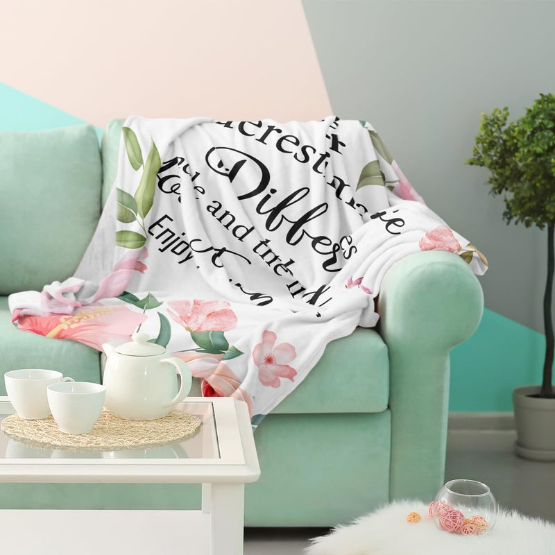 Bariceneth Retirement Gift for Woman Blanket 50"" X 60""  Farewell Gifts for Coworkers  New Job Farewell Decorations  Coworker Leaving Gifts for Women  Going Away Gift for Friends  Goodbye Gifts Throw - Image 3