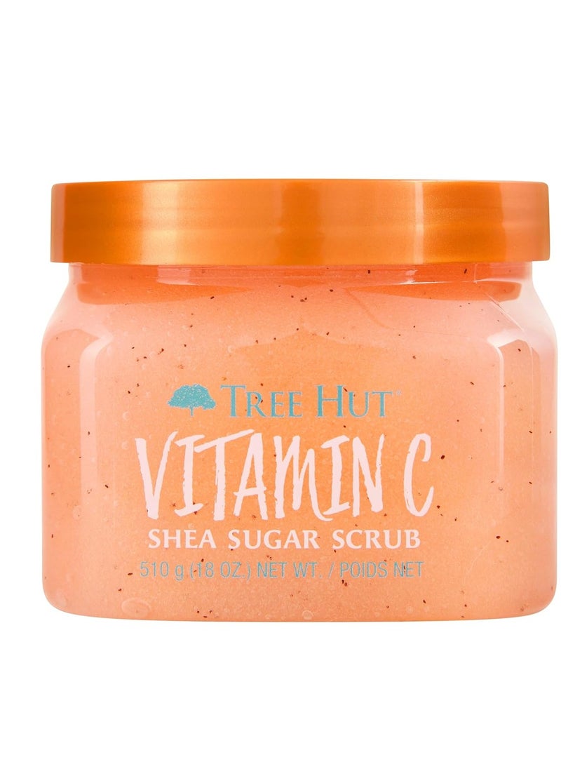 Tree Hut Tree Hut Vitamin C Shea Sugar Scrub, 18 oz, Ultra Hydrating and Exfoliating Scrub for Nourishing Essential Body Care  - Image 1