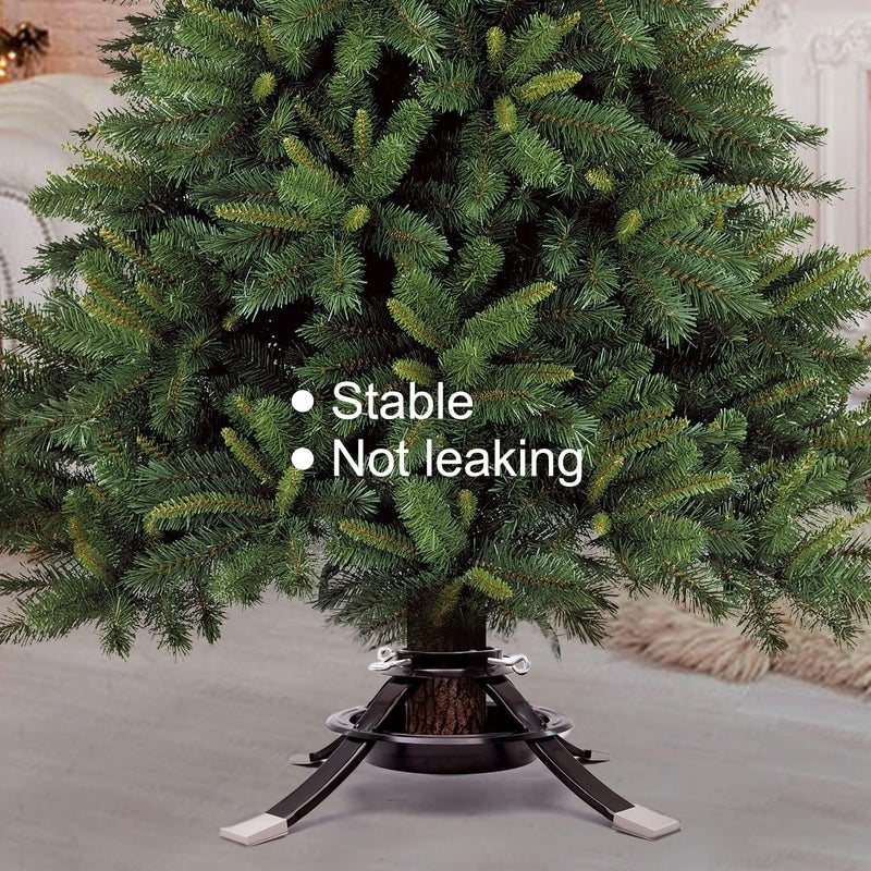Markdang Large Real Christmas Tree Stand for Live Tree,Metal Christmas Tree Base Stand Fits for 2-Inch to 4.8-Inch Trunk,1-Gallon Water Capacity(Size L) - Image 4