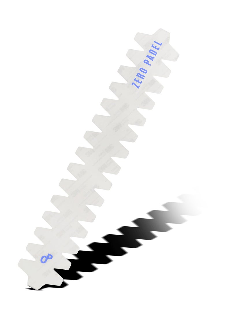 Zero Padel Racket Protector, Transparent – Large |  Lightweight & Durable for Maximum Edge Protection | Universal Fit, Easy to Apply - Image 5