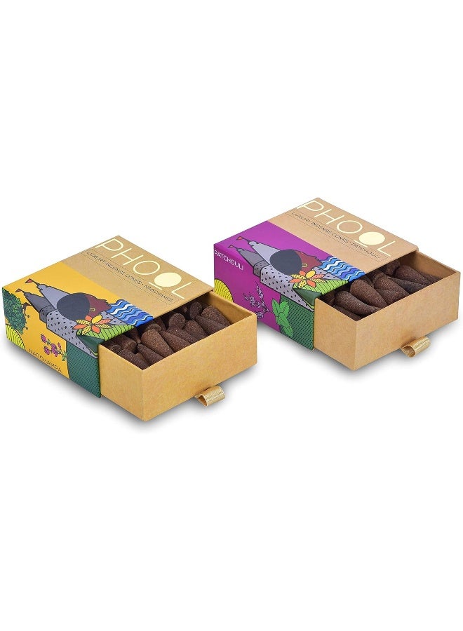 PHOOL LUXURY INCENSE عبوة من 2 مخروط بخور طبيعي، عبوة تأمل فهول - Image 5