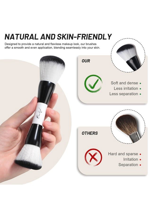 Oneleaf Makeup Brushes Set - Dual-ended Brushes for Professional Makeup Artists - Image 3