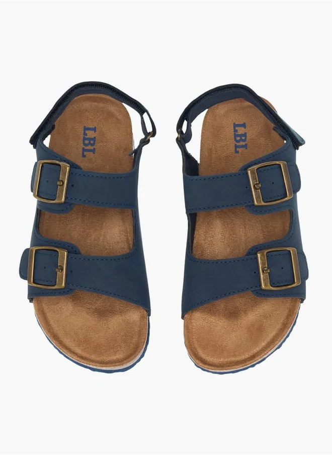 ال بي ال من شو اكسبرس Boys Solid Sandals With Hook And Loop Closure