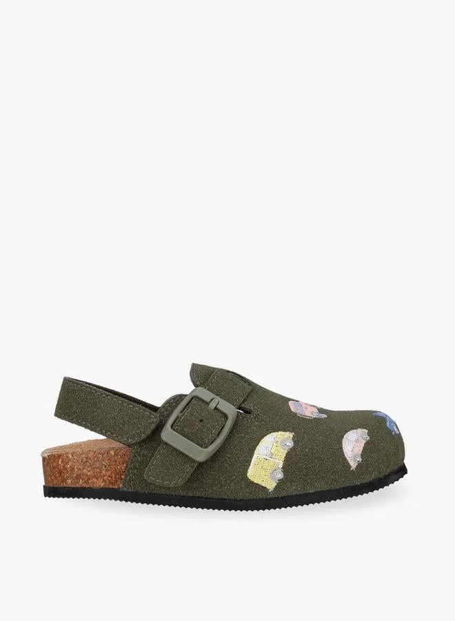 جونيورز Boys Hook & Loop Sandals