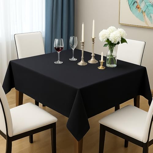 CRAZYWEAVES 100% Cotton Tablecloth for 4 Seater Dining Table (48 X 62 Inches) Table Cover in Pure Cotton Fabric Durable, Reusable & Ideal for Family Dining Tables | Soft, Washable & Durable Fabric - Image 1