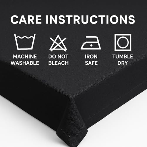 CRAZYWEAVES 100% Cotton Tablecloth for 4 Seater Dining Table (48 X 62 Inches) Table Cover in Pure Cotton Fabric Durable, Reusable & Ideal for Family Dining Tables | Soft, Washable & Durable Fabric - Image 3