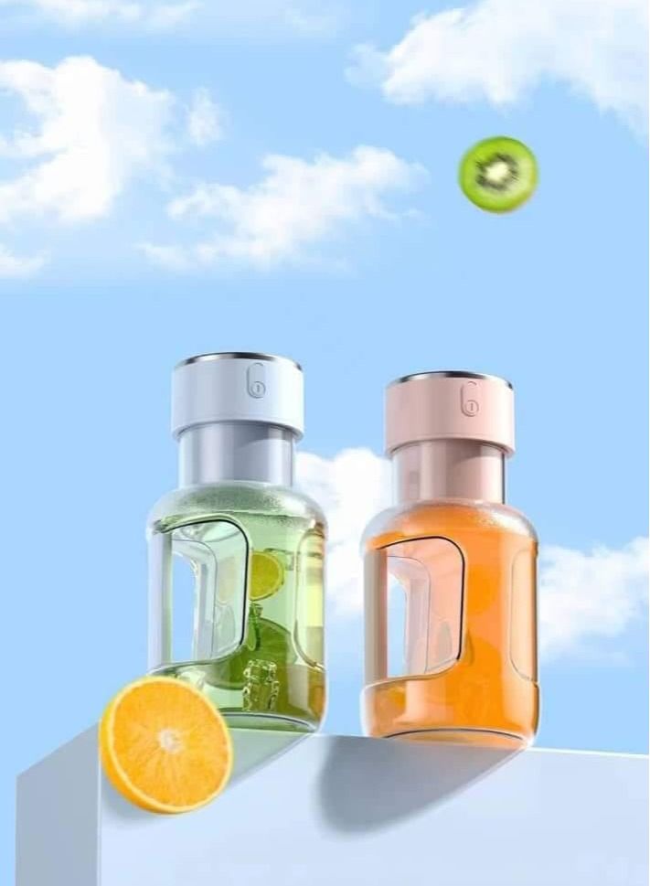 Electric Mini Citrus Juicer Hands-Free Portable USB Charging Powerful Cordless Fruit Juicer - Image 5