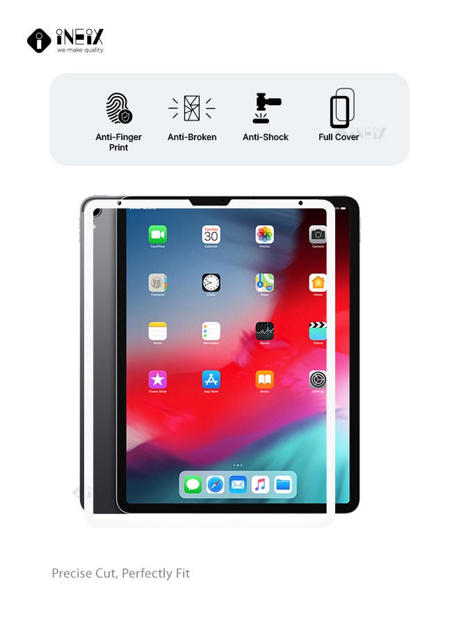 INEIX Full Screen Edge to Edge Screen Protector  For Apple iPad Pro 11 2018 - White  - Image 2
