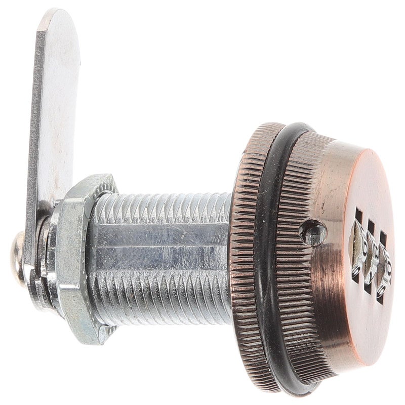 Coded Cabinet Lock Secure Drawer Lock Metal Cupboard 20mm Red Bronze For Office Storage - Image 2