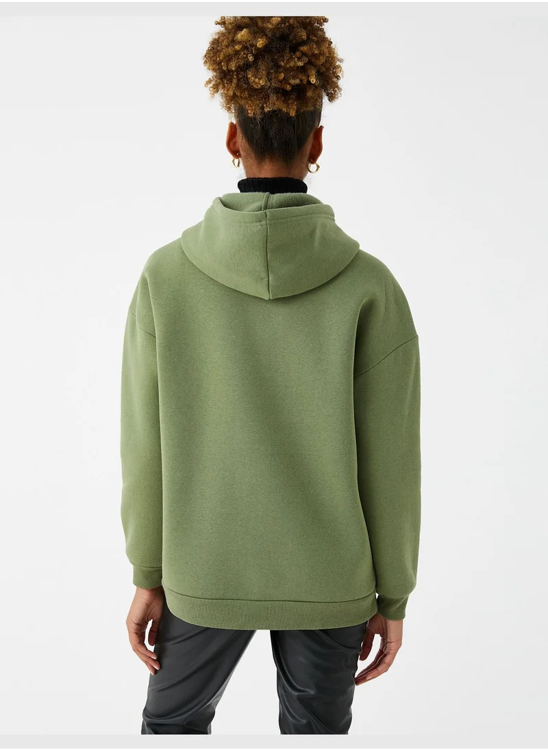 KOTON Printed Sweatshirt Long Sleeve