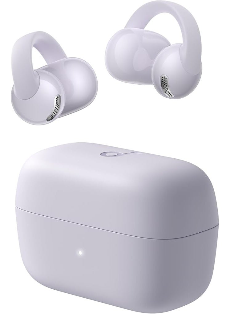 Soundcore C50i by Anker, Open-Ear Headphones, Clip-On Earbuds, Ultra-Comfort, FlexiClip Design, 12mm Drivers for Powerful Bass, AI Clear Calls, 28H Playtime, Secure Fit, Hi-Res, IP55, Bluetooth 6.0 purple - Image 1