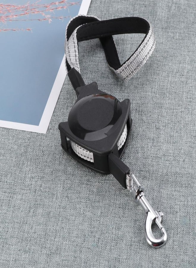 Alipis Automatic Retractable Dog Leash Retractable Dog Leash Walking, Hands Pet Telescopic Traction Rope Belt for Running Jogging Hiking (Black) Pet Training - Image 4