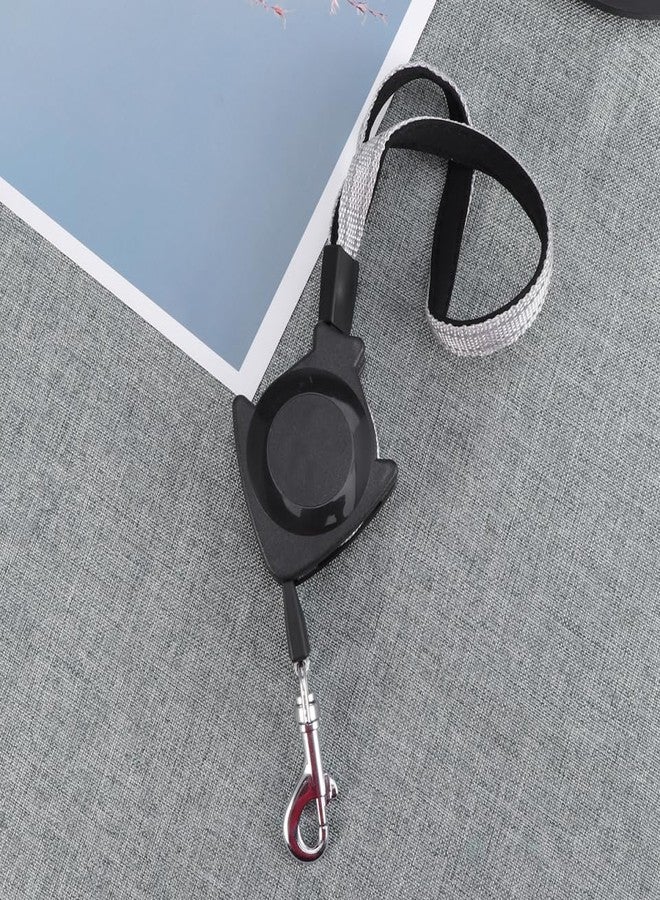Alipis Automatic Retractable Dog Leash Retractable Dog Leash Walking, Hands Pet Telescopic Traction Rope Belt for Running Jogging Hiking (Black) Pet Training - Image 2