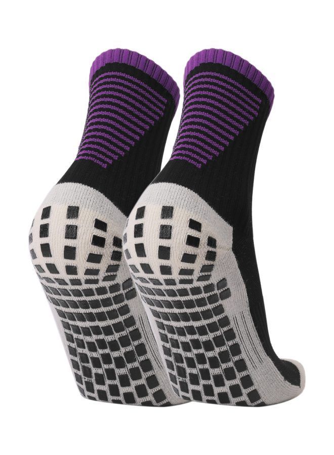 NIBEMINENT Pair Of 3 Anti Slip Soccer Socks 26x4x17cm - Image 4