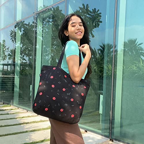 EcoRight Eco Right Large Canvas Tote Bag for Women, Zipper Handbags for Women Inner Pocket for Shopping, Office & Daily Use (Pack of 2) - Image 4