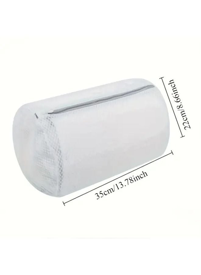 Cylindrical Shoe Washing Bag Reusable Laundry Bag For Sneakers And Delicates 360 Protection - Image 3