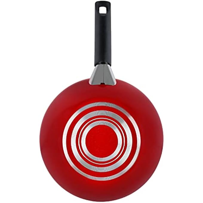 برستيج مقلاة ووك كلاسيكية غير لاصقة مع غطاء زجاجي 8 لتر 20 سم 3X مقلاة ووك فائقة الصلابة مع غطاء Pr20977 - Image 4