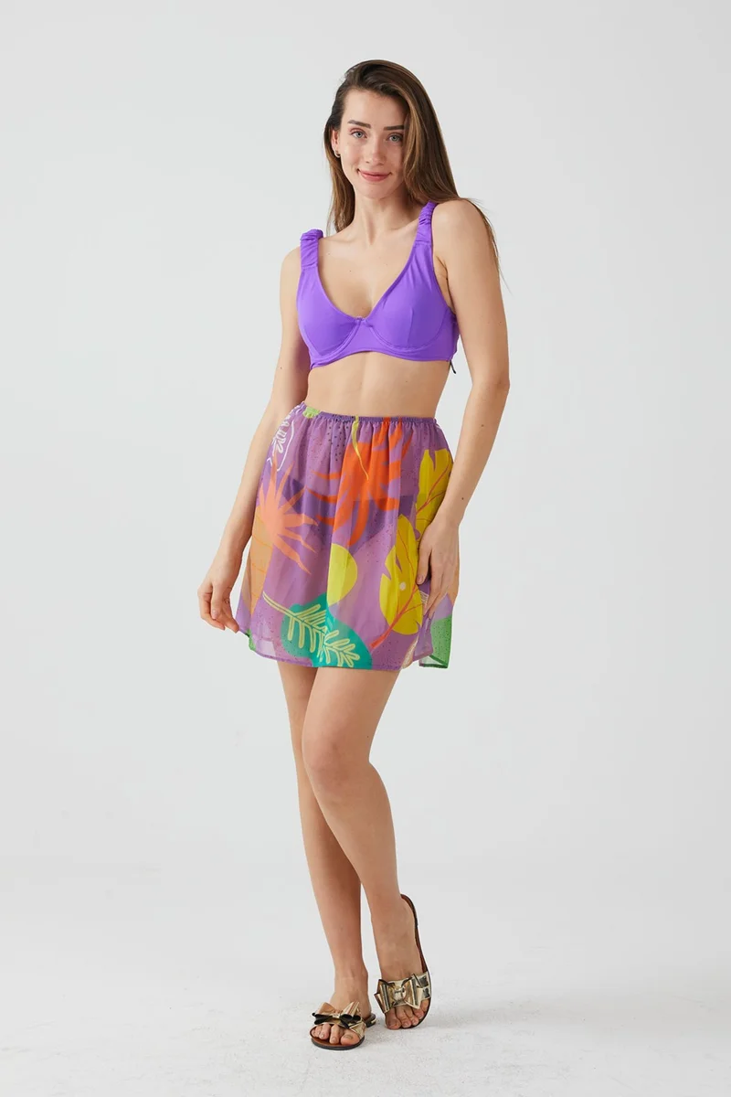 Ays Home Pineapple Pattern Beach Skirt