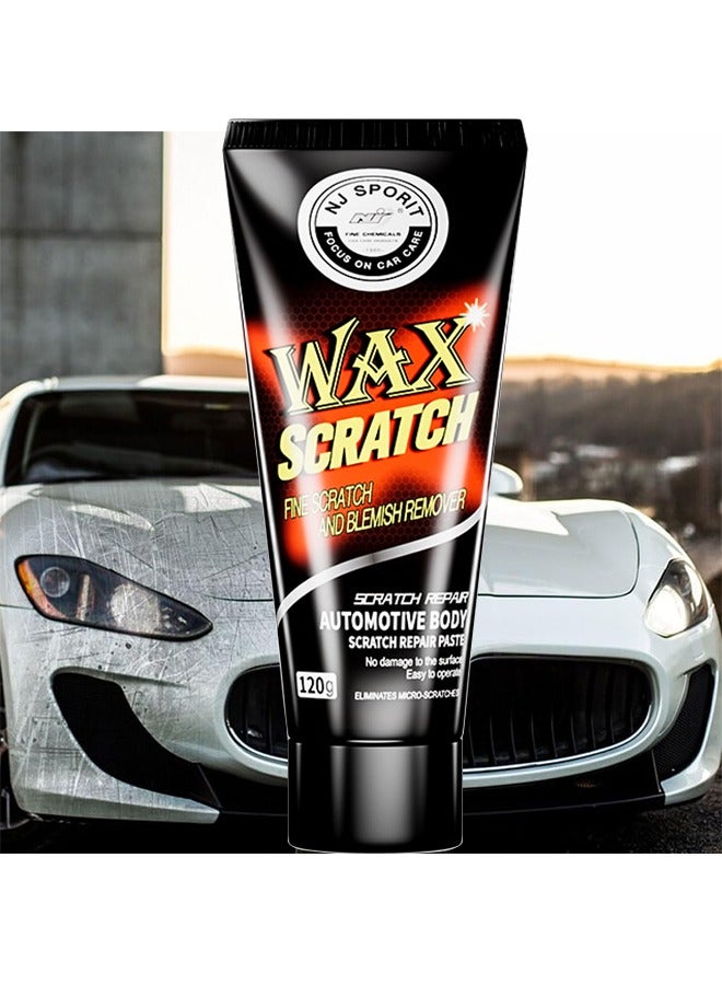 NJ SPORIT Car Scratch Repair Scratch Remover Wax Renew Removes Fine Surface Scratches Swirls Paint Transfer For Vehicles Including Cars Trucks Motorcycles, 120G - Image 5