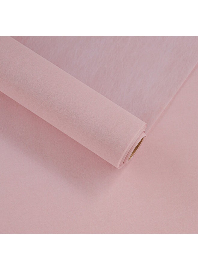 Si Bonne Premium Velvet Pink Gift Wrap Roll 53 cm x 6 Yards - Image 1