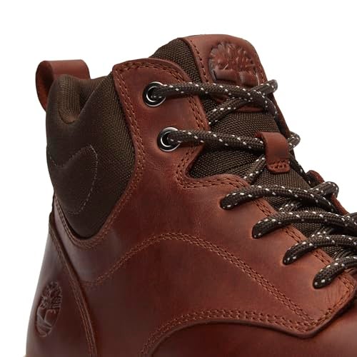 Timberland Men's Parker Street Mid Lace-Up Sneaker Boot, Rust Full Grain, 8 Medium - Image 3