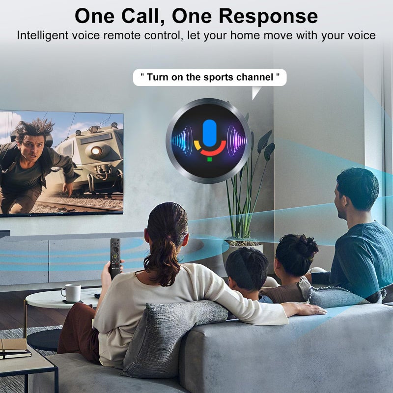 LOUTOC for Sony-TV-Remote-Control, Replacement for Sony Bravia TV Remote for All Smart LED OLED Series TVs with Voice Control, 1-Year Warranty - Image 2