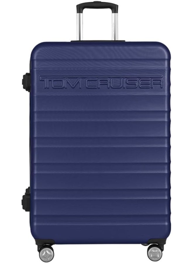 TOM CRUISER Premier Smart Scale 28 Inch Hard Trolley – Blue, TSA Lock, Smart Weight, Double Wheels - Image 1