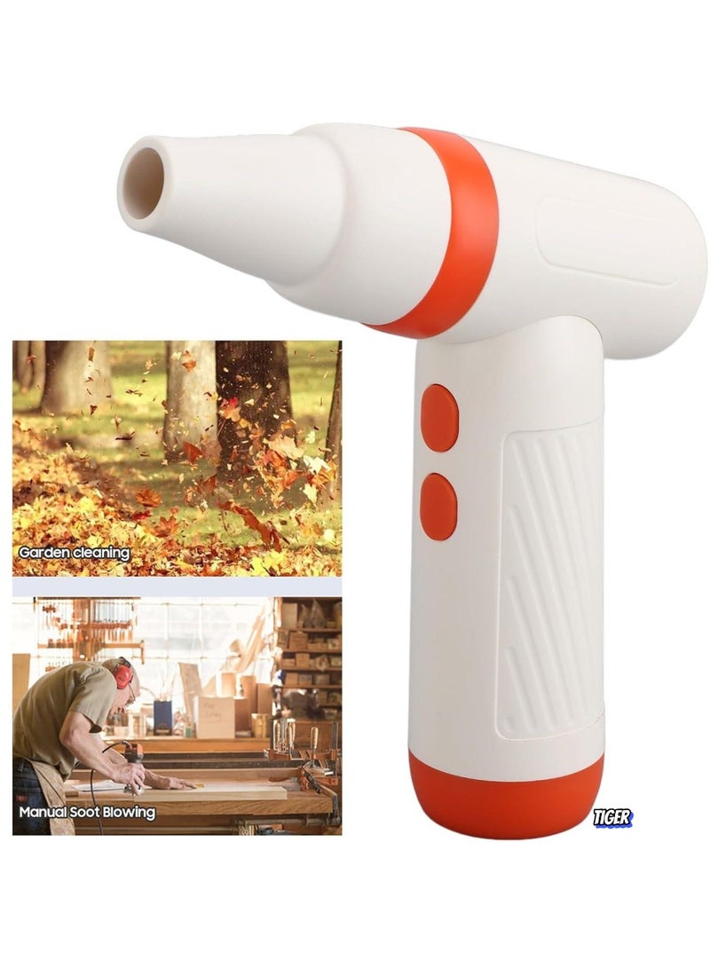 TIGER Mini Hair Dryer & Electric Air Duster – Powerful Cordless Jet Dry Blower with Hurricane-Like Drying Power, Portable, Long-Lasting Battery for Charcoal Fires, Barbecuing, and Car Cleaning - Image 2
