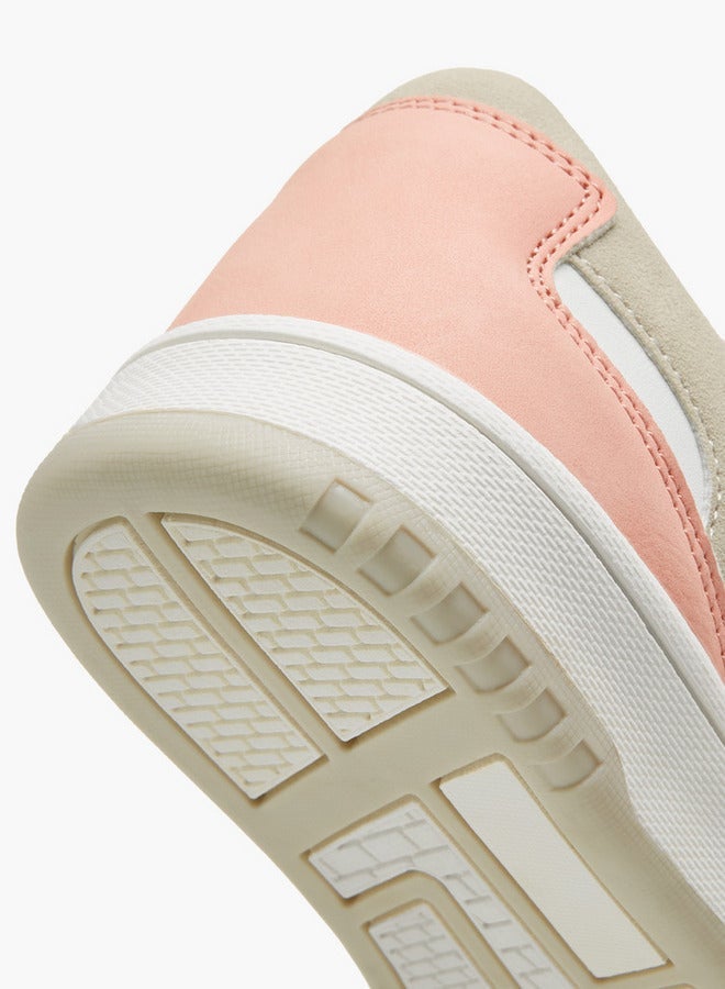Paprika Colourblock School Sneakers With Hook And Loop Closure - Image 4