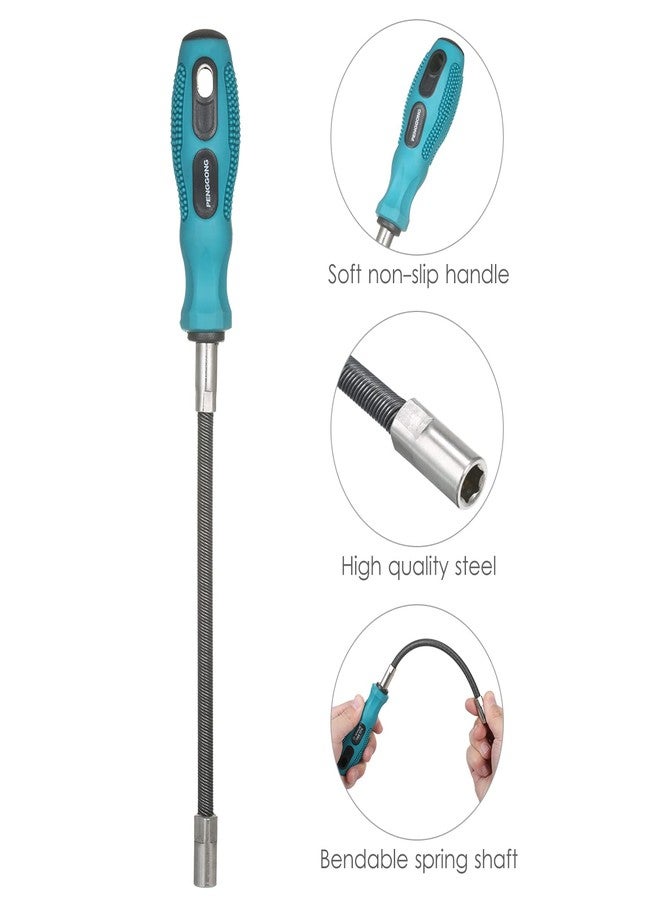 VISLONE Flexible Hose Clamp Driver 7mm Metric Nut Driver Non-Slip Flex Socket Wrench Automotive Replacement Clamp Tool for Marine Auto - Image 4