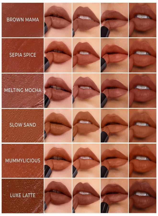 LoveChild Masaba Ultra Matte Pinkish Brown Lipstick, Long Lasting Upto 6Hrs, Transfer-Proof, Hydrating & Nourishing Nude Bullet Lipsticks For Women, Brown Mama, 4.5g - Image 5