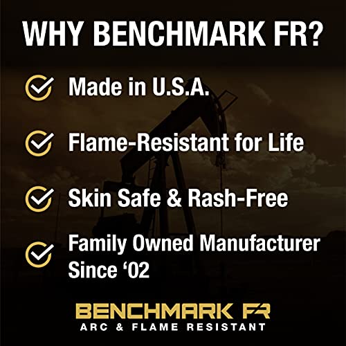 BENCHMARK FR Flame Resistant Face Mask Neck Gaiter - CAT2 (American Shemagh, Gray) - Image 3