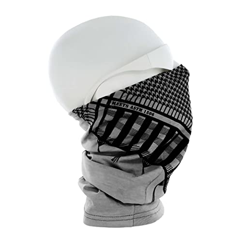 BENCHMARK FR Flame Resistant Face Mask Neck Gaiter - CAT2 (American Shemagh, Gray) - Image 4