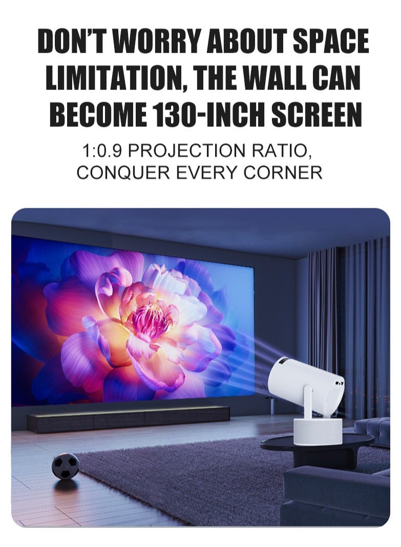  فيكتوال جهاز عرض KTV منزلي ذكي، جهاز عرض محمول بدقة 4K HD (مع ميكروفون) - Image 5