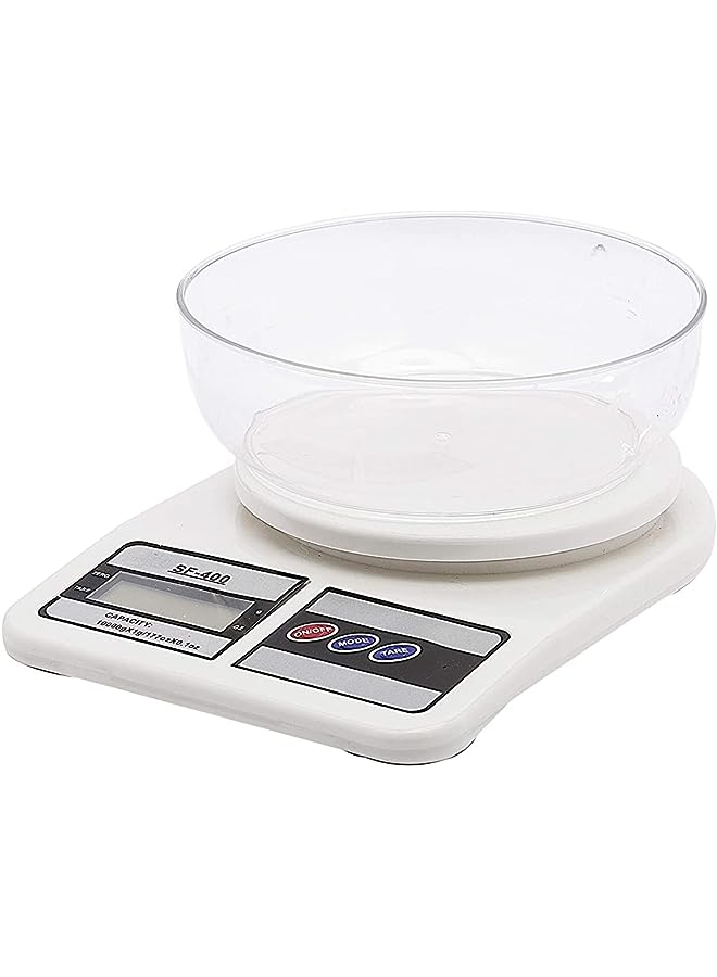 IAF Digital Kitchen Scale - SF-400 , White - Image 1