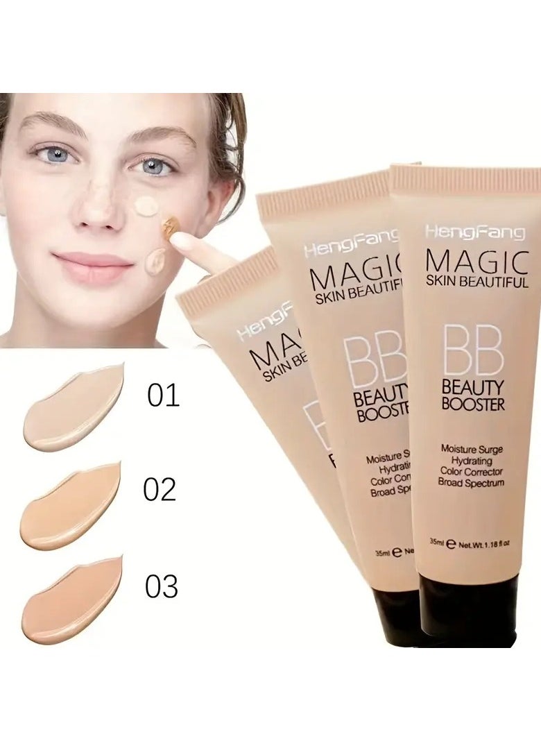 Heng Fang - BB Cream Brightening Skin Tone Liquid Foundation Concealer Long Lasting Non Take Off Makeup Primer Cream COLOR 1 - Image 1