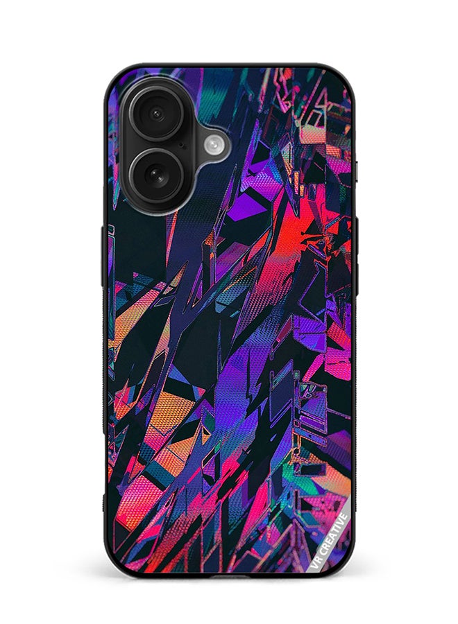 VR CREATIVE Protective Case Cover For Apple iPhone 16 Plus Abstract Design Multicolour