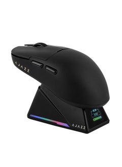 آجاز ماوس ألعاب AJ159apex من AJAZZ لاسلكي بتقنية البلوتوث وثلاثي الأوضاع وخفيف الوزن مع قاعدة شحن  - Image 1