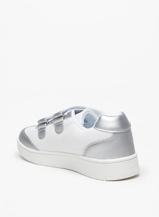 فلورا بيلا من شو إكسبرس Girls Textured Sneakers with Hook and Loop Closure